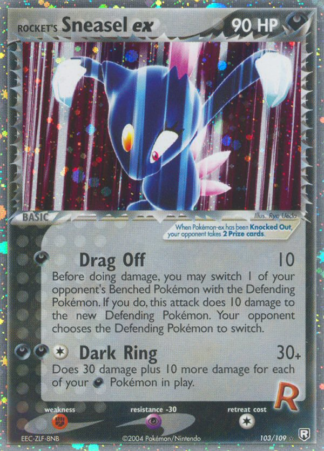 Rocket's Sneasel ex 103 / 109