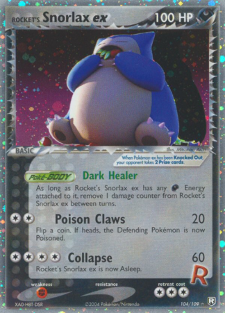 Rocket's Snorlax ex 104 / 109