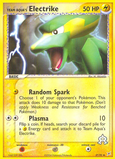 Team Aqua's Electrike 27 / 95