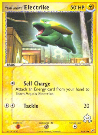 Team Aqua's Electrike 53 / 95