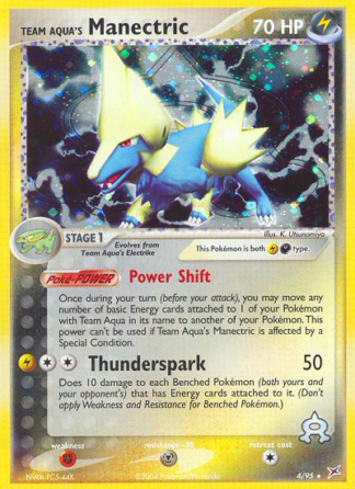 Team Aqua's Manectric 4 / 95