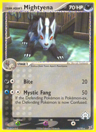 Team Aqua's Mightyena 15 / 95
