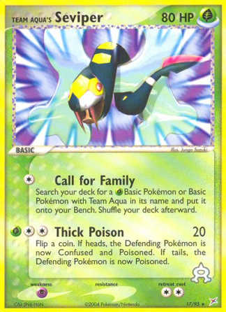 Team Aqua's Seviper 17 / 95