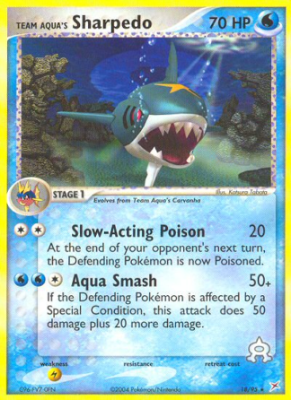 Team Aqua's Sharpedo 18 / 95