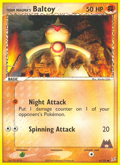 Team Magma's Baltoy 61 / 95