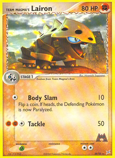 Team Magma's Lairon 20 / 95