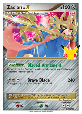 Zacian LV.X SWSH135 / 307