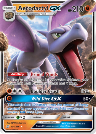 Aerodactyl-GX 106 / 236