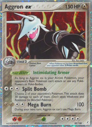Aggron ex 89 / 100