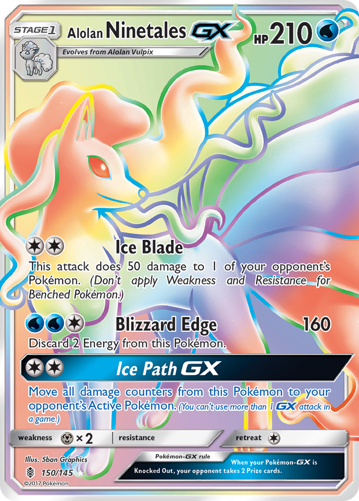 Alolan Ninetales-GX 150 / 145