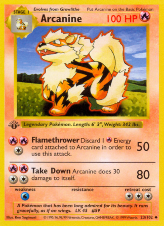 Arcanine 23 / 102