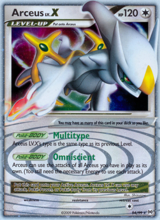 Arceus LV.X 94 / 99