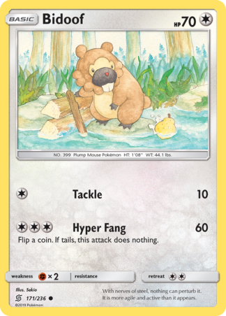 Bidoof 171 / 236