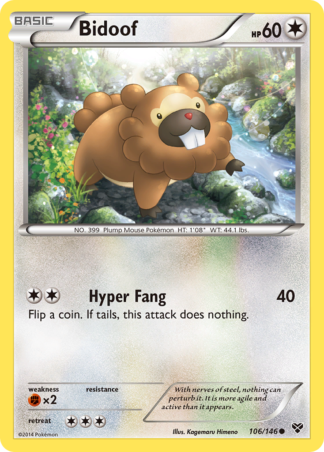 Bidoof 106 / 146
