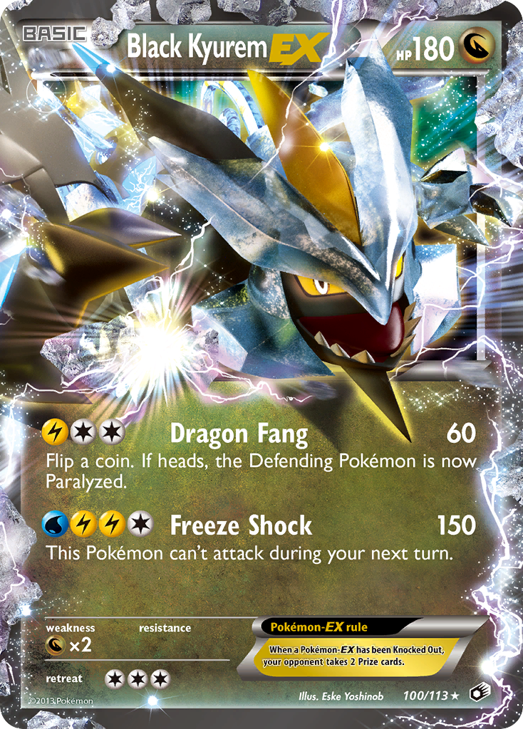 Black Kyurem-EX 100 / 113