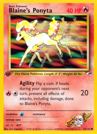 Blaine's Ponyta 63 / 132