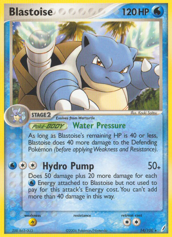 Blastoise 14 / 100