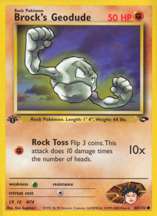 Brock's Geodude 68 / 132