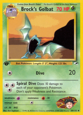 Brock's Golbat 39 / 132