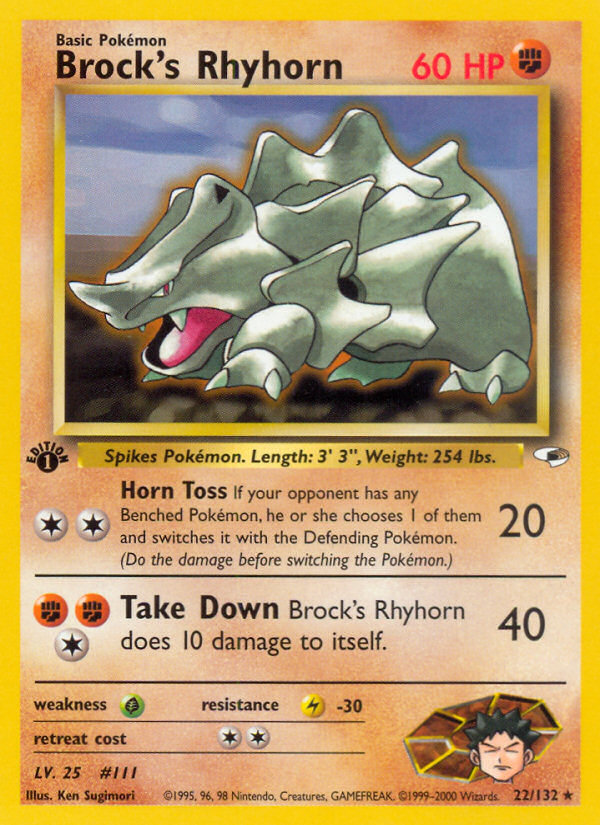 Brock's Rhyhorn 22 / 132