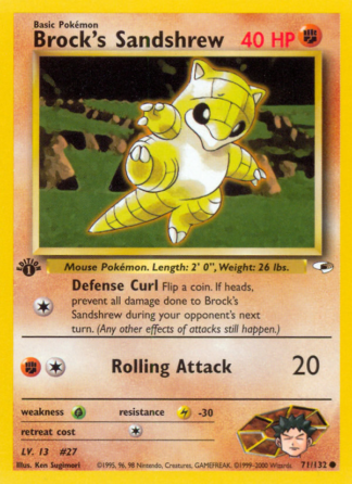 Brock's Sandshrew 71 / 132