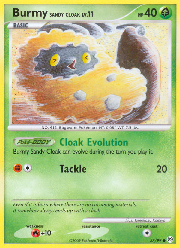 Burmy Sandy Cloak 57 / 99
