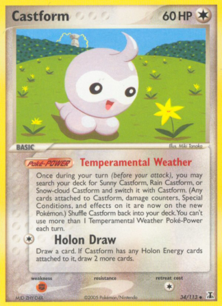 Castform 34 / 113