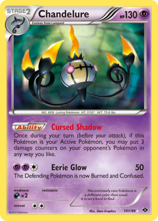 Chandelure 101 / 99