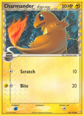 Charmander δ 49 / 100