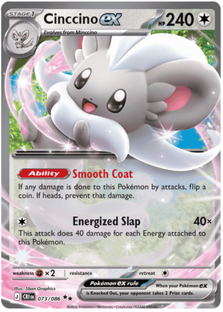 Cinccino ex 73 / 86