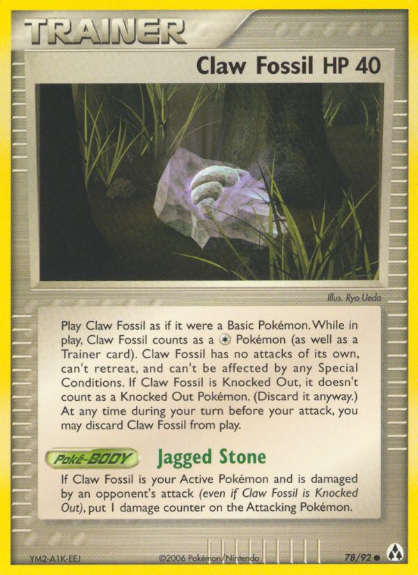 Claw Fossil 78 / 92