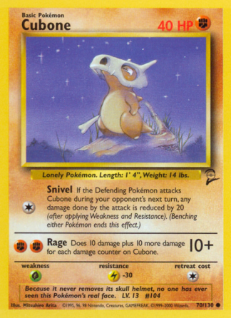 Cubone 70 / 130
