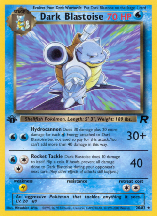 Dark Blastoise 20 / 82