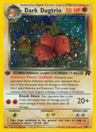 Dark Dugtrio 6 / 82