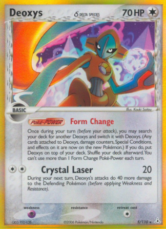 Deoxys δ 5 / 110