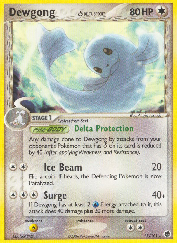 Dewgong δ 15 / 101