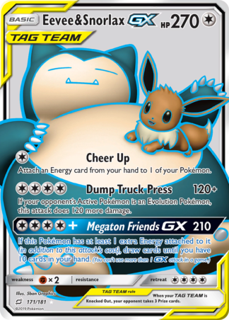 Eevee & Snorlax-GX 171 / 181