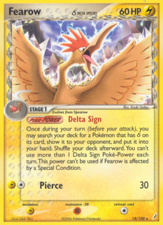 Fearow δ 18 / 100