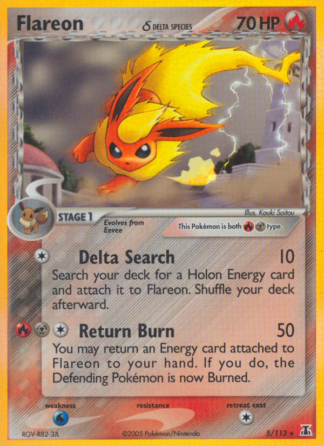 Flareon δ 5 / 113