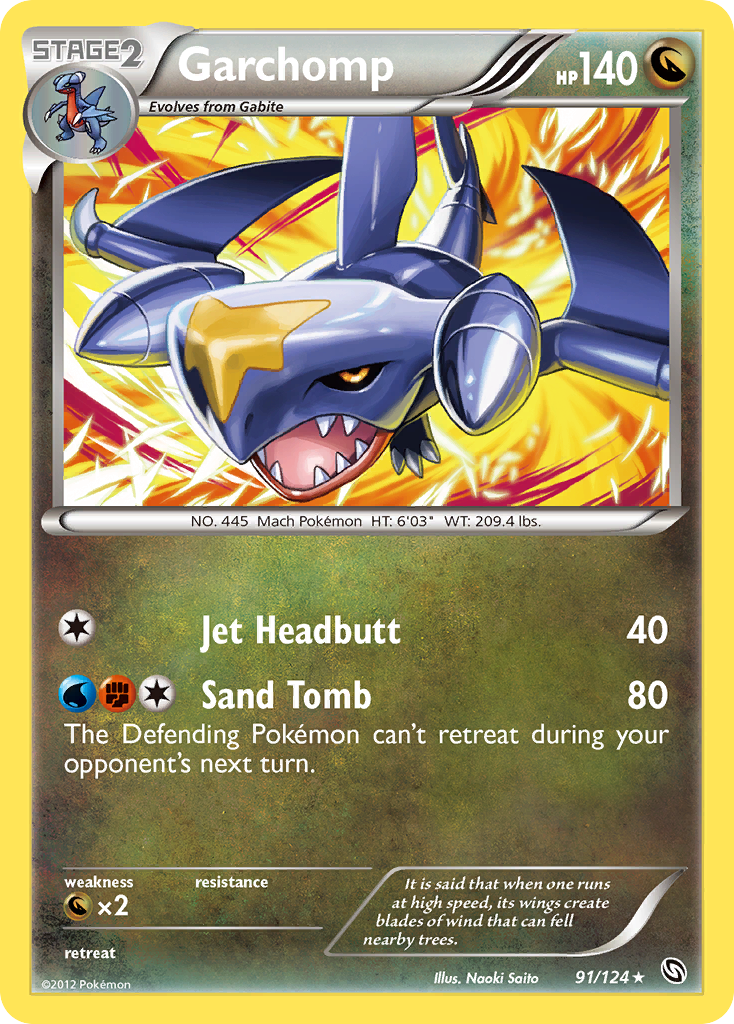 Garchomp 91 / 124