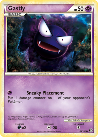 Gastly 63 / 102