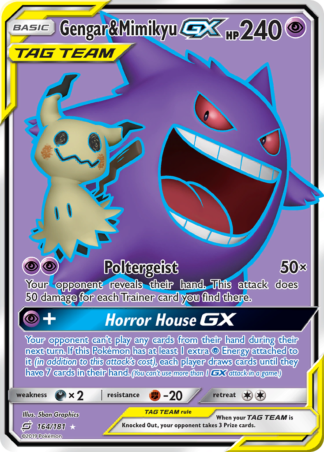 Gengar & Mimikyu-GX 164 / 181
