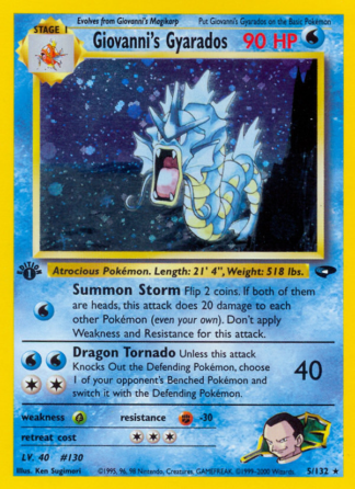 Giovanni's Gyarados 5 / 132