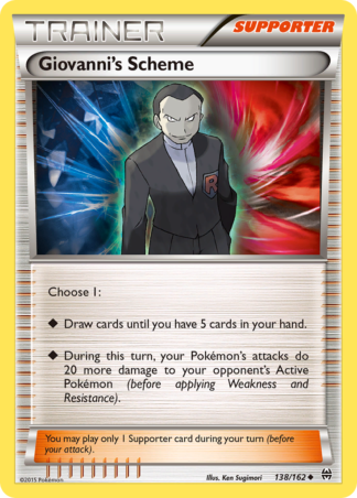 Giovanni's Scheme 138 / 162