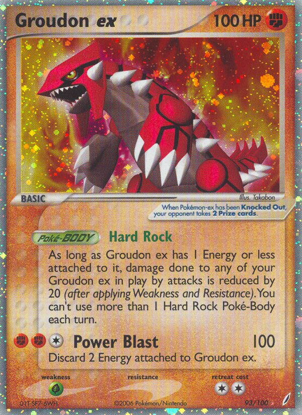 Groudon ex 93 / 100