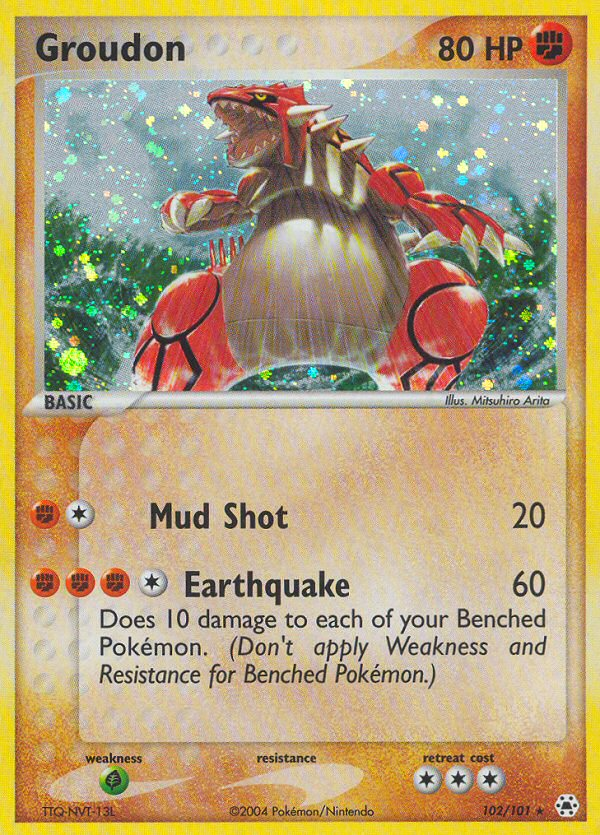 Groudon 102 / 101