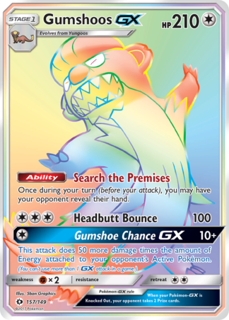 Gumshoos-GX 157 / 149