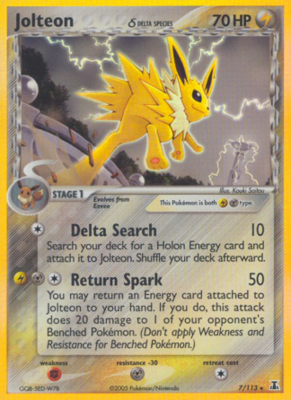 Jolteon δ 7 / 113