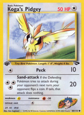 Koga's Pidgey 80 / 132