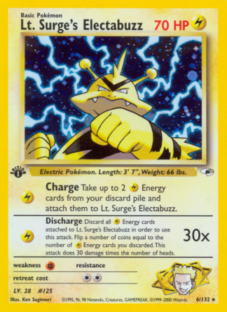 Lt. Surge's Electabuzz 6 / 132